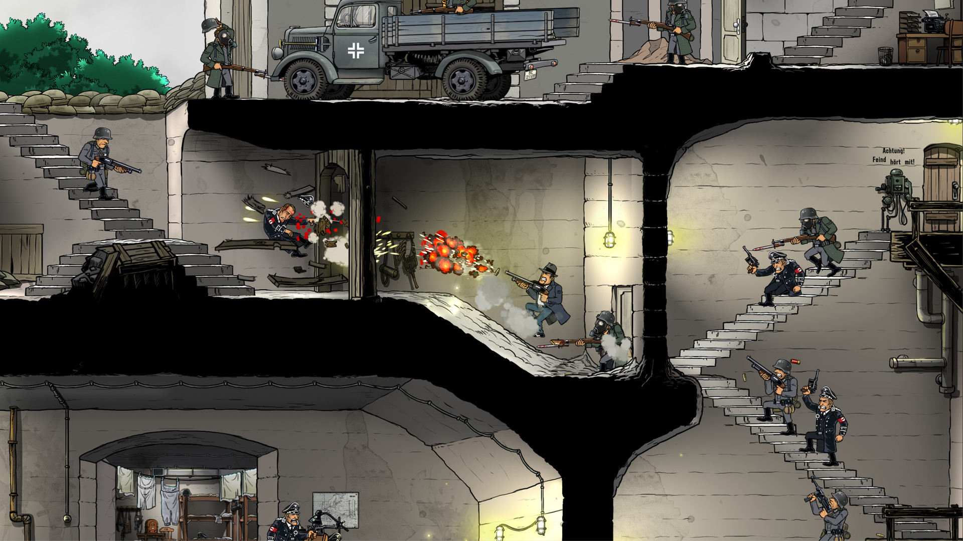 Скриншот из игры Guns, Gore and Cannoli 2 - 21