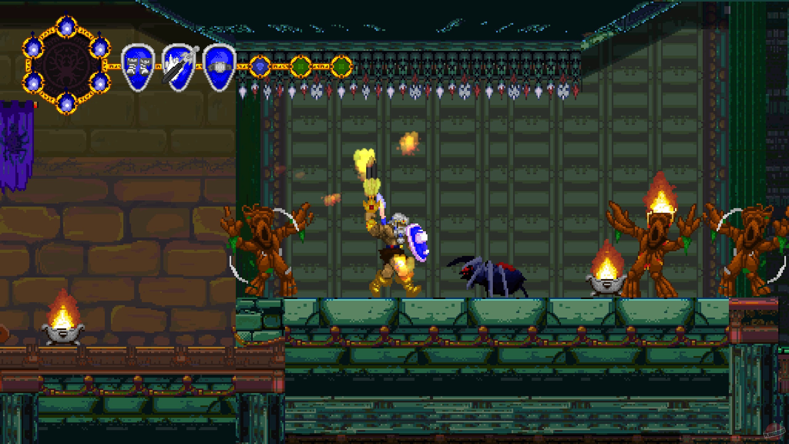 Скриншот из игры Volgarr the Viking 2 - 4