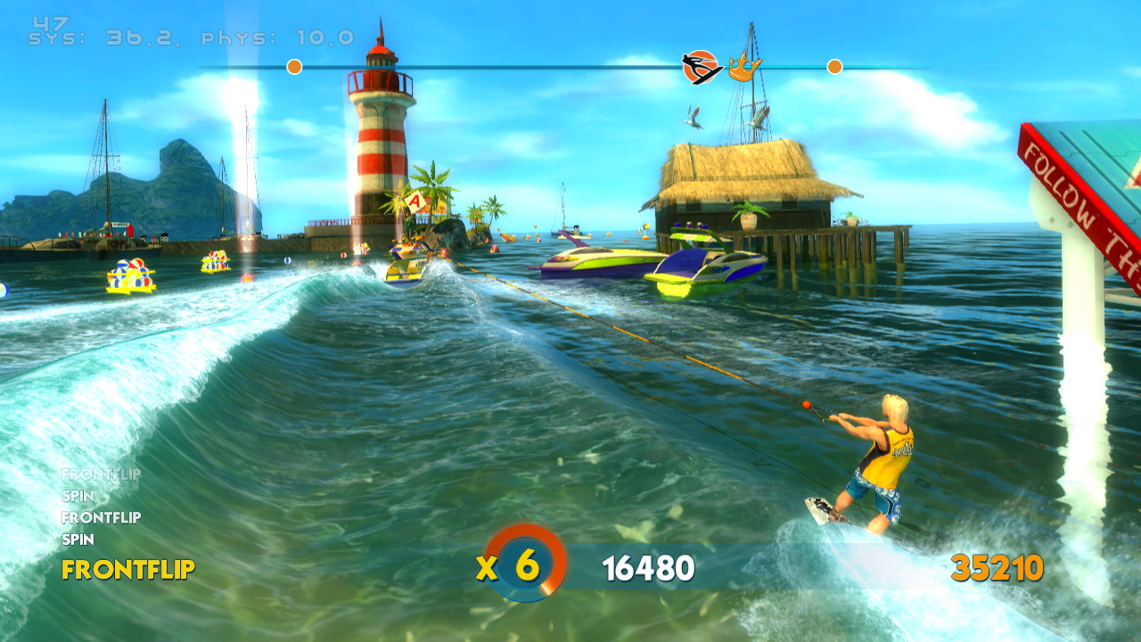Скриншот из игры Wakeboarding HD - 119