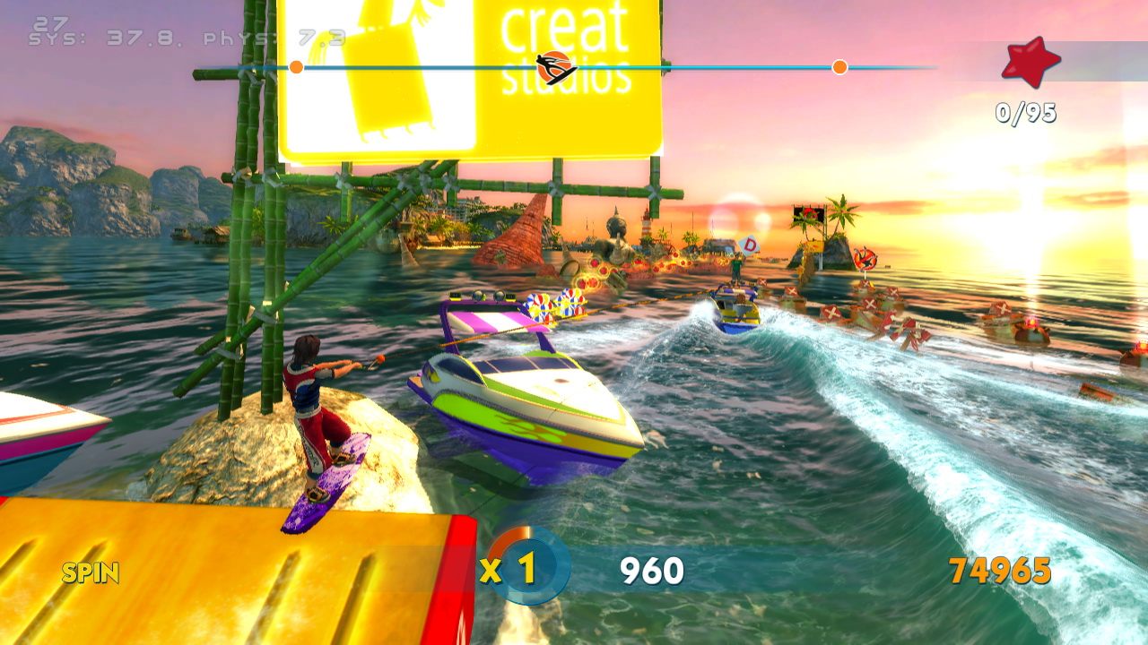Скриншот из игры Wakeboarding HD - 46