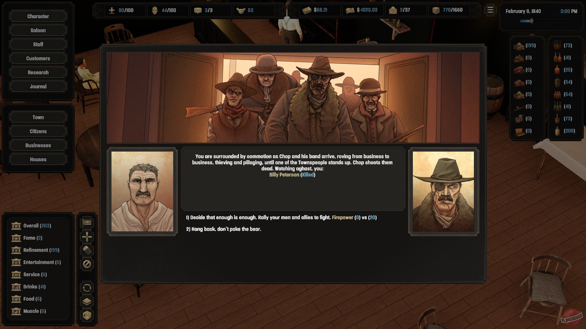 Скриншот из игры Deadwater Saloon - 3