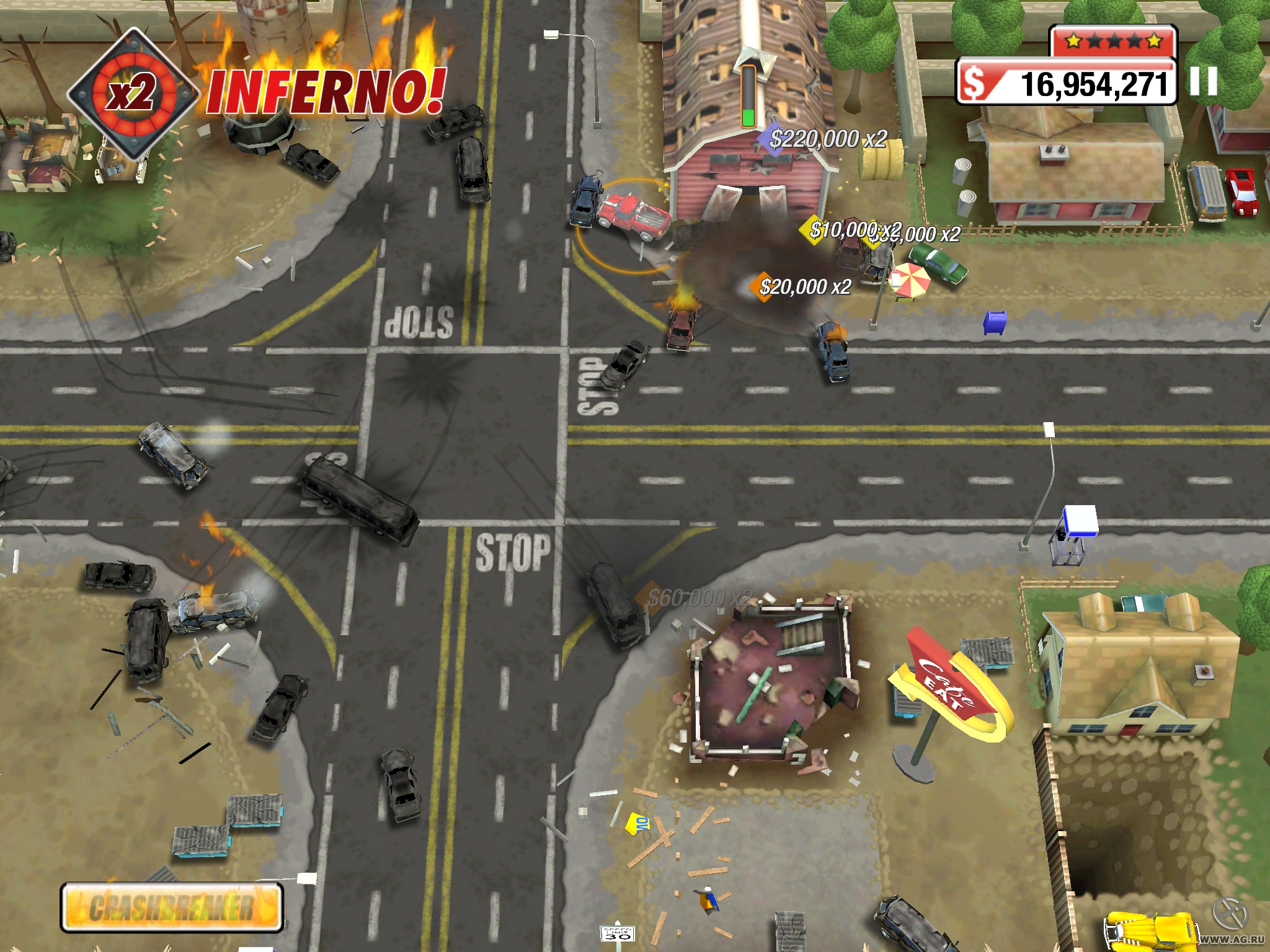 Скриншот из игры Burnout Crash! - 28