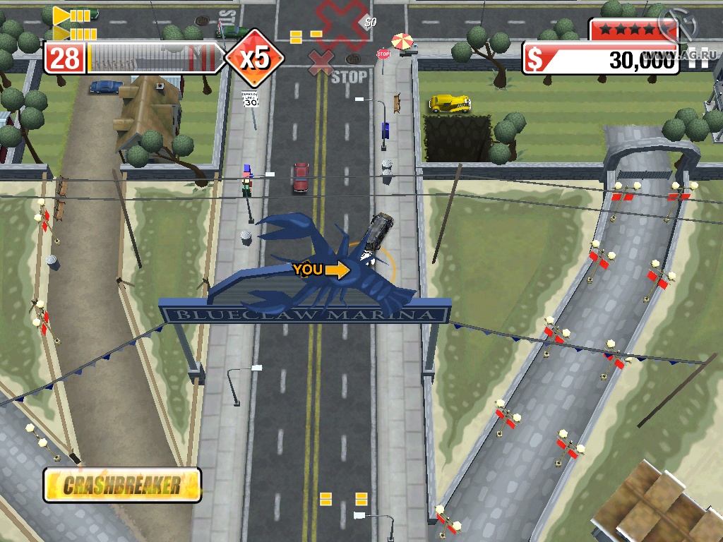 Скриншот из игры Burnout Crash! - 13