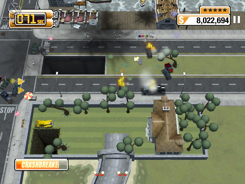 Скриншот из игры Burnout Crash! - 11