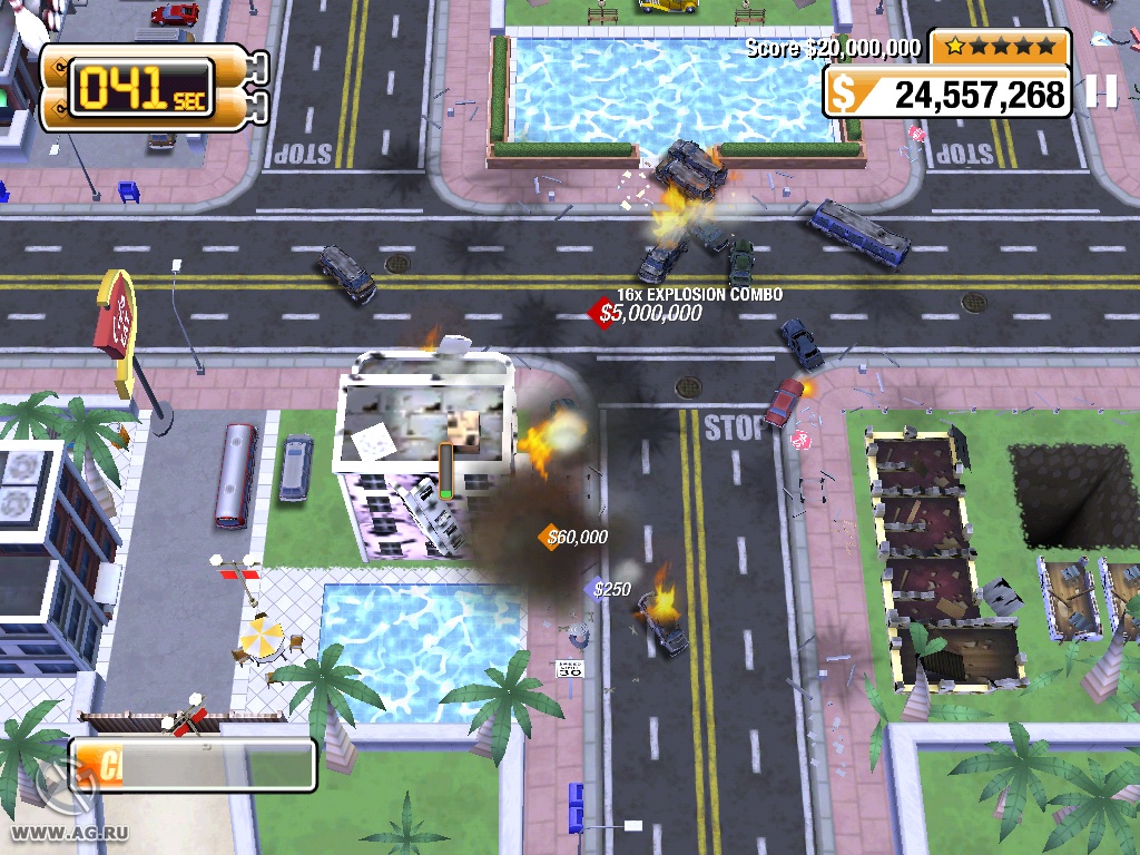 Скриншот из игры Burnout Crash! - 64