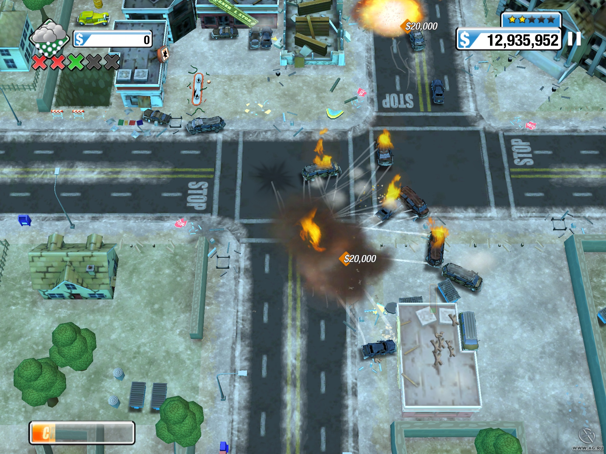 Скриншот из игры Burnout Crash! - 29