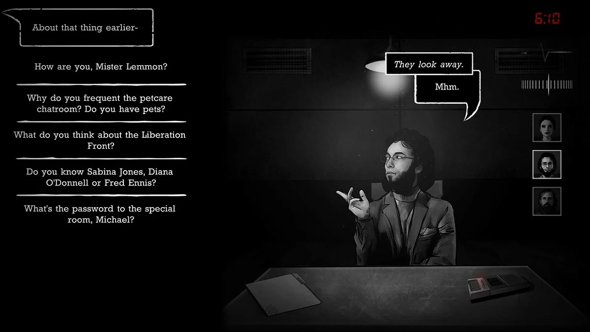 Скриншот из игры Interrogation: You will be deceived - 23