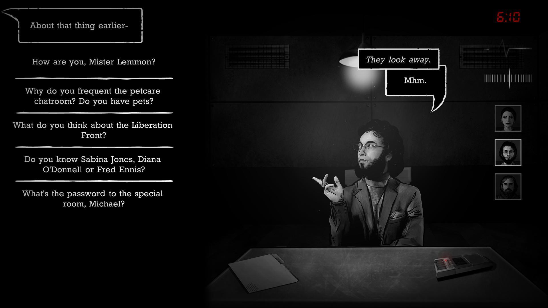 Скриншот из игры Interrogation: You will be deceived - 35