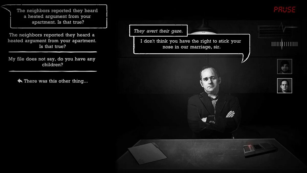 Скриншот из игры Interrogation: You will be deceived - 34