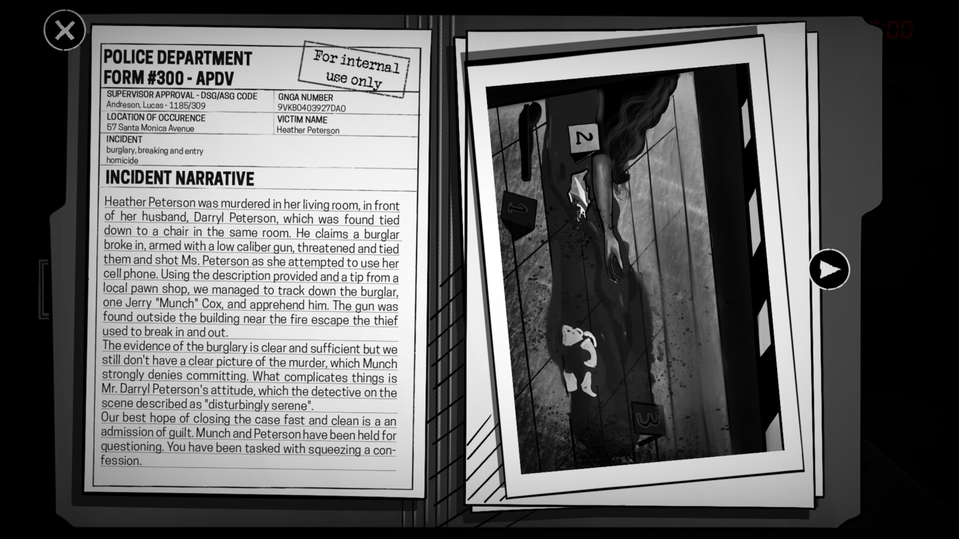 Скриншот из игры Interrogation: You will be deceived - 3