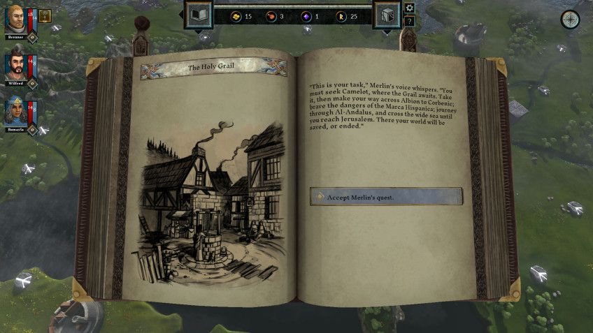 Скриншот из игры The Hand of Merlin - 1