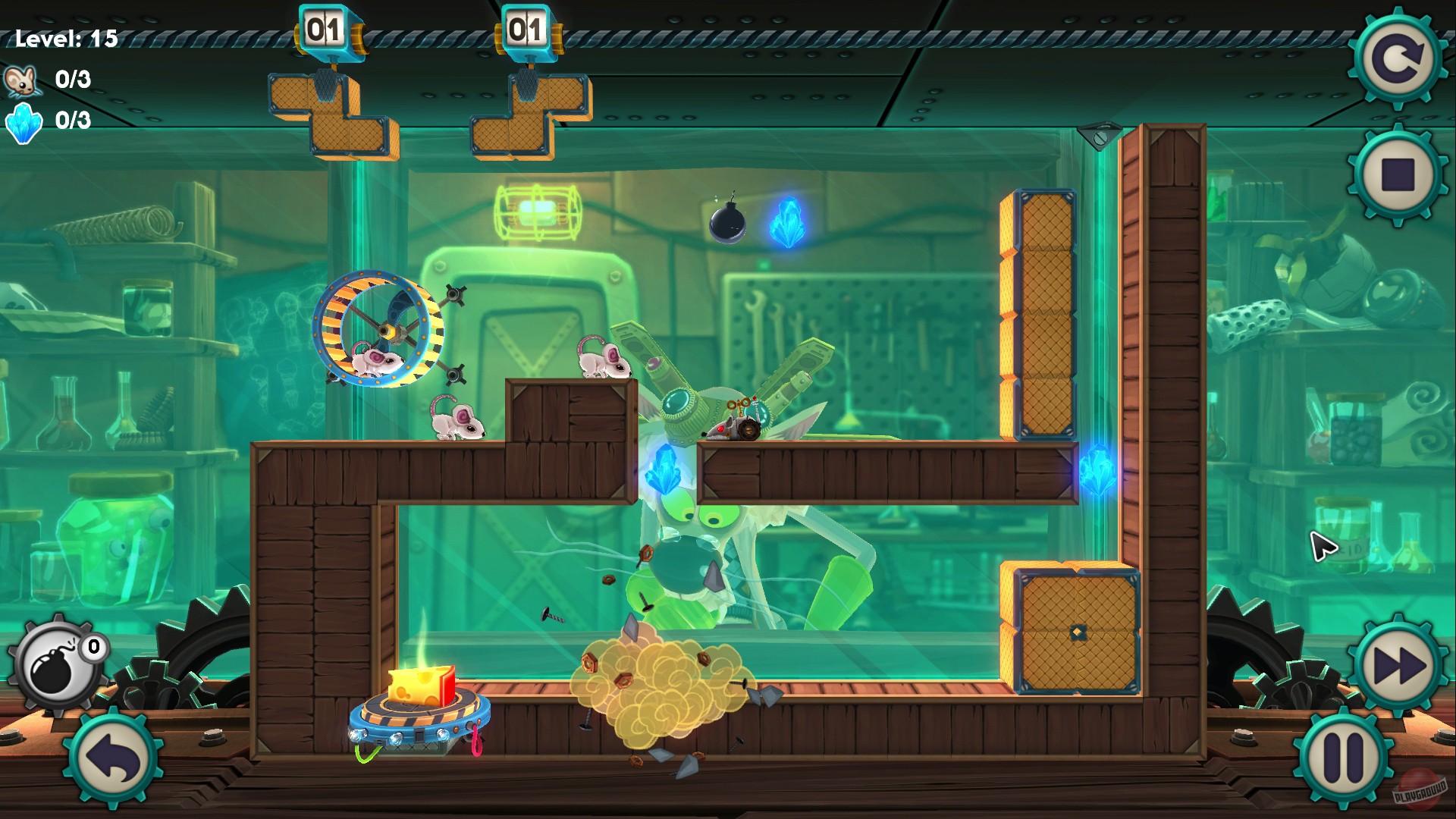 Скриншот из игры MouseCraft - 8