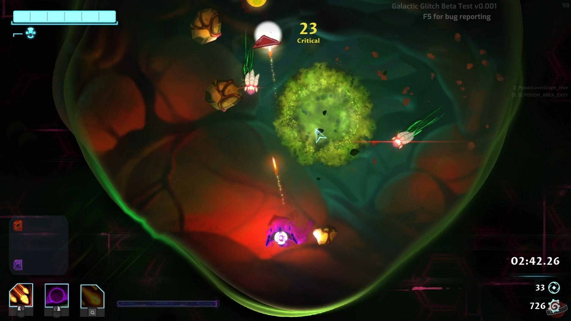 Скриншот из игры Galactic Glitch - 1