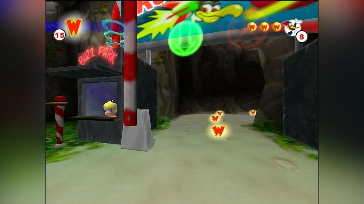 Скриншот из игры Woody Woodpecker: Escape from Buzz Buzzard Park - 3