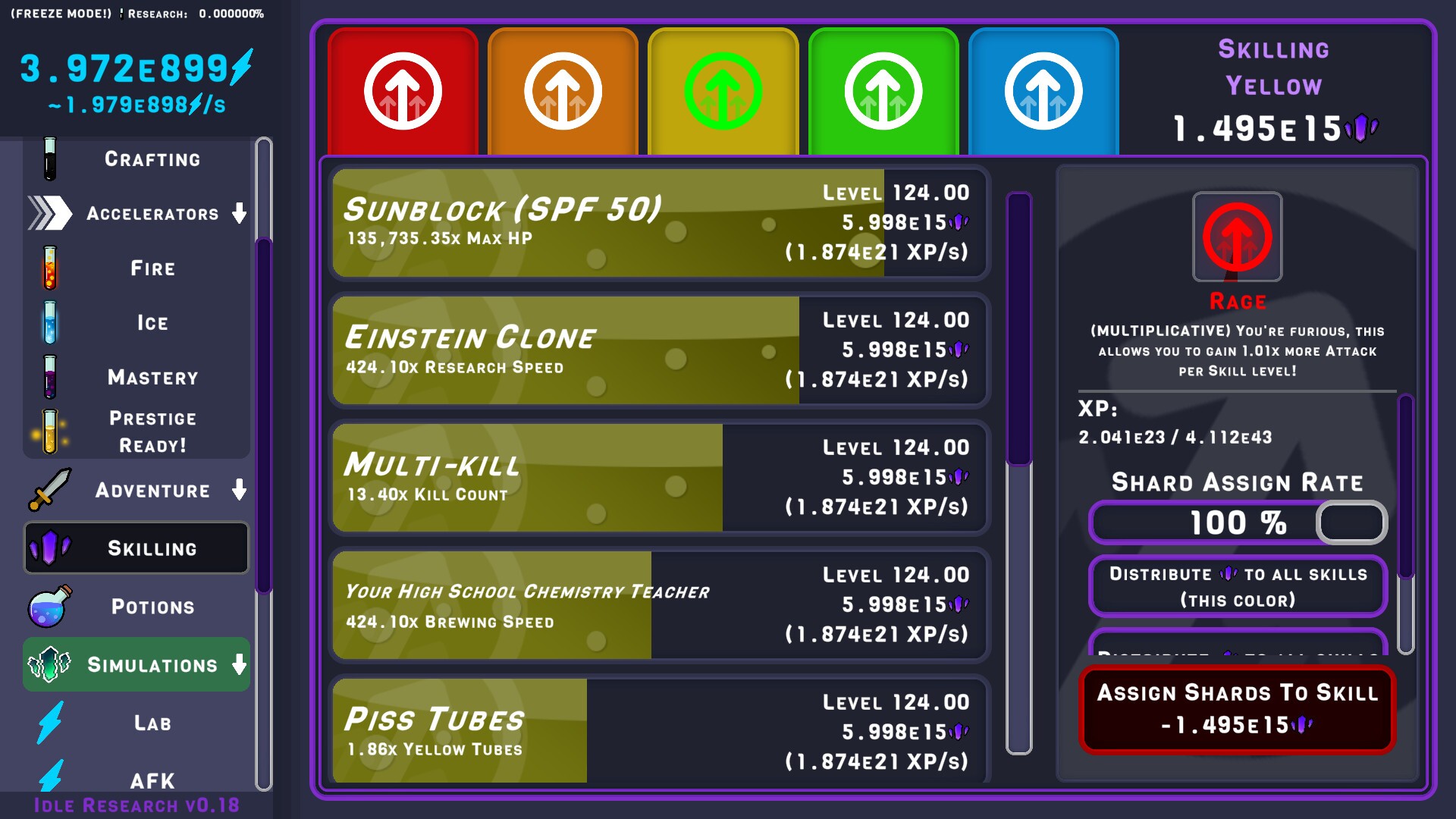 Скриншот из игры Idle Research - 6