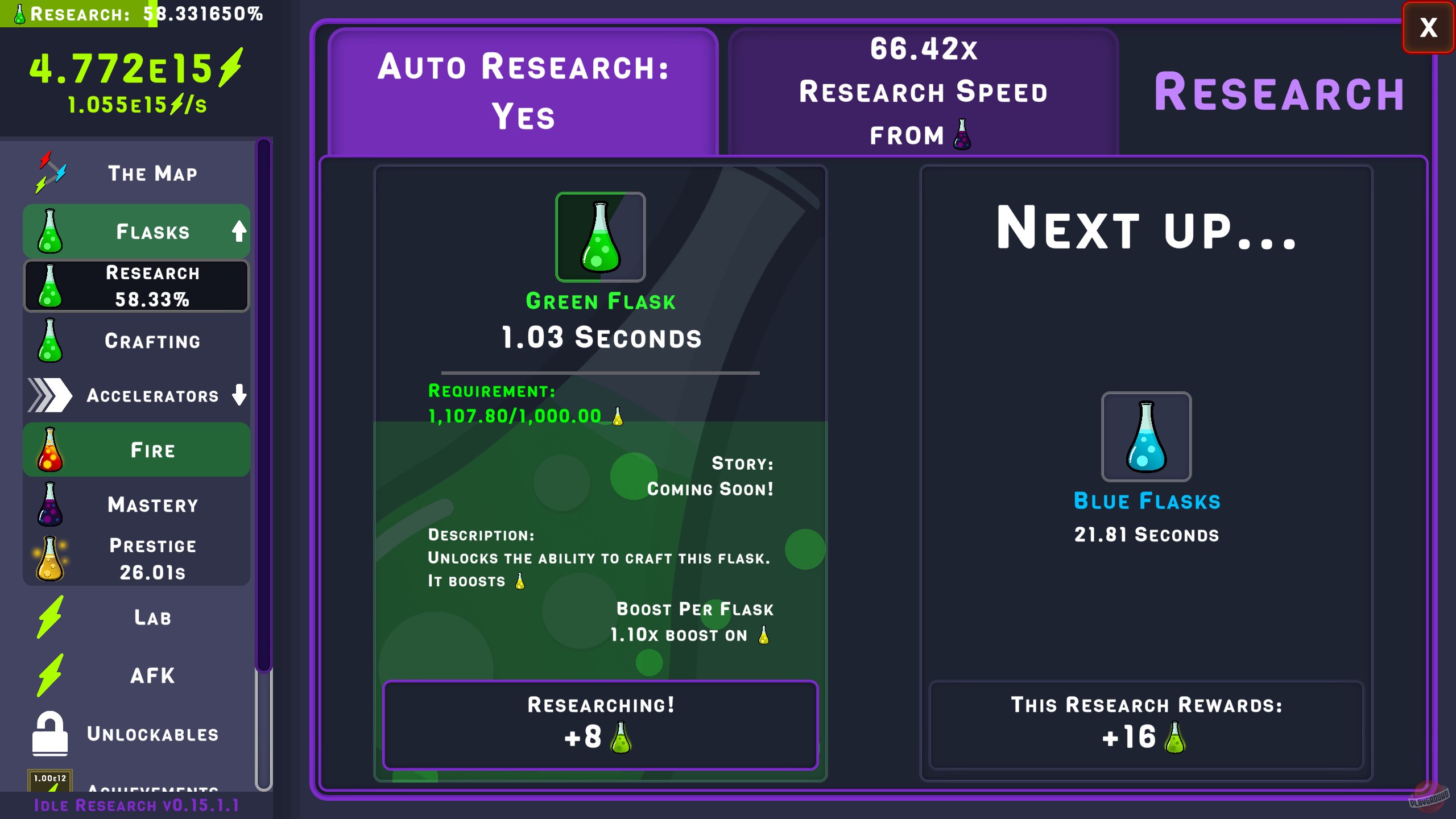 Скриншот из игры Idle Research - 11