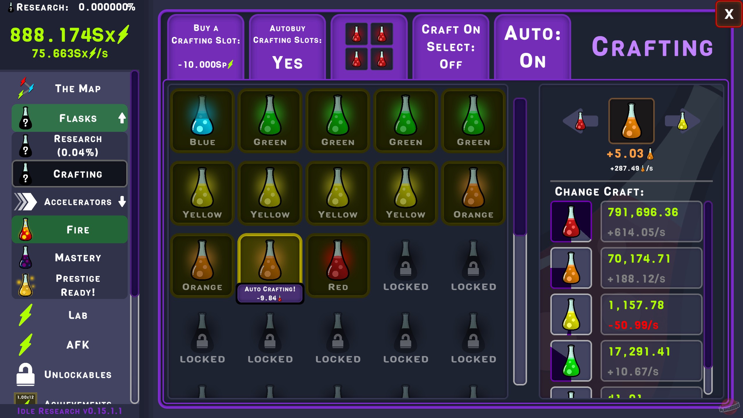 Скриншот из игры Idle Research - 3