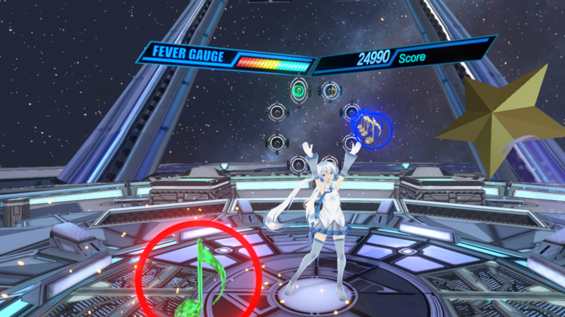 Скриншот из игры Hatsune Miku VR - 8