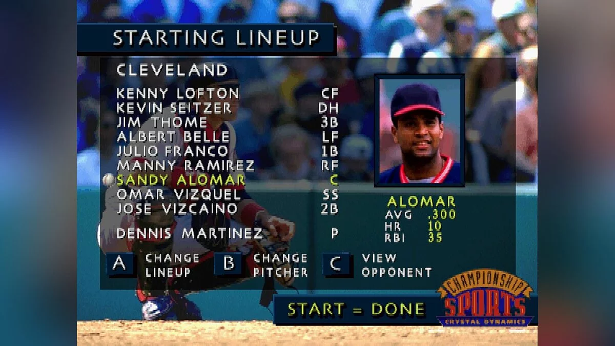 Скриншот из игры 3D Baseball - 3