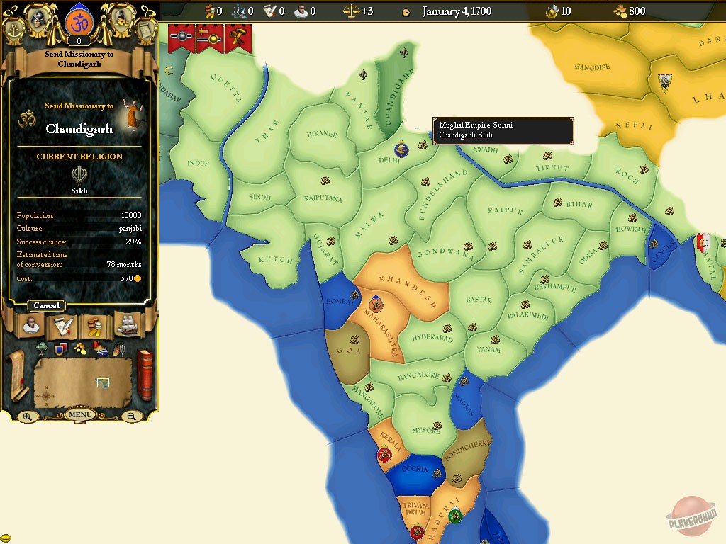 Скриншот из игры For the Glory: A Europa Universalis Game - 30