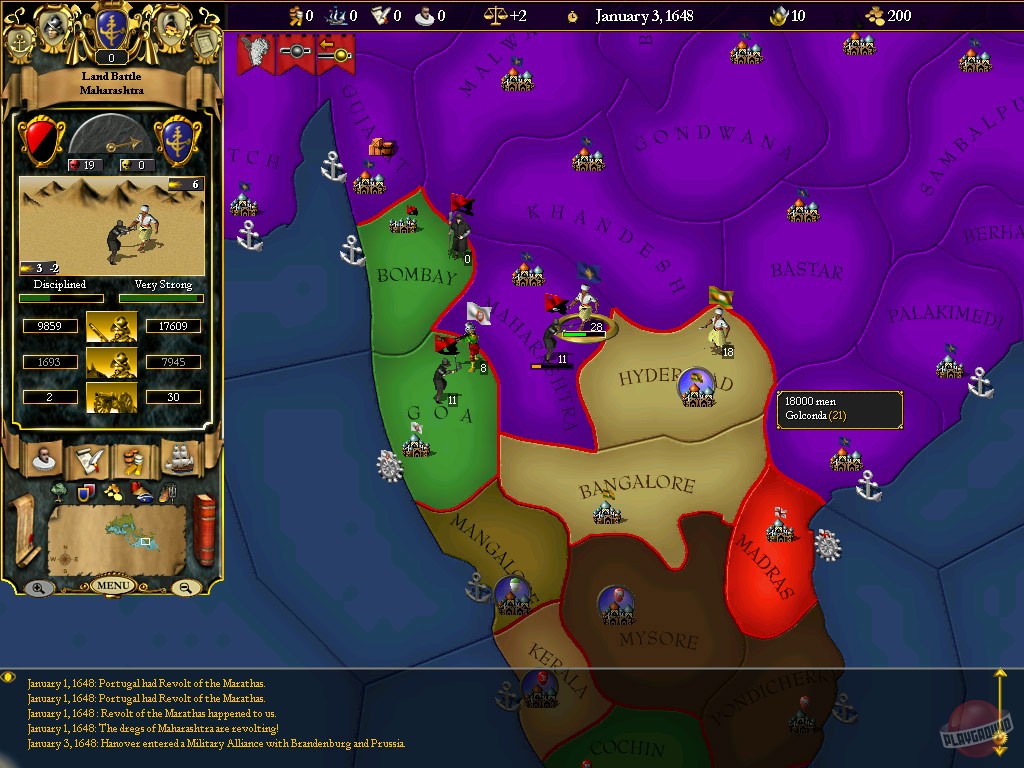 Скриншот из игры For the Glory: A Europa Universalis Game - 18