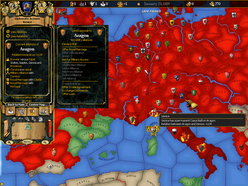 Скриншот из игры For the Glory: A Europa Universalis Game - 51