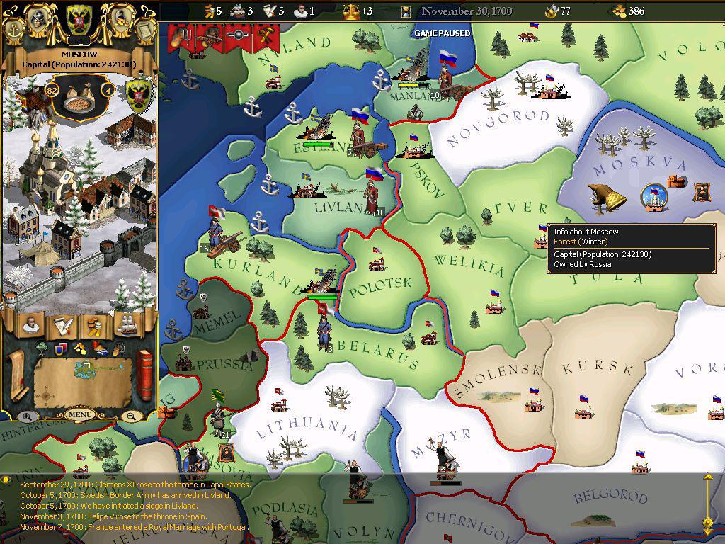 Скриншот из игры For the Glory: A Europa Universalis Game - 86