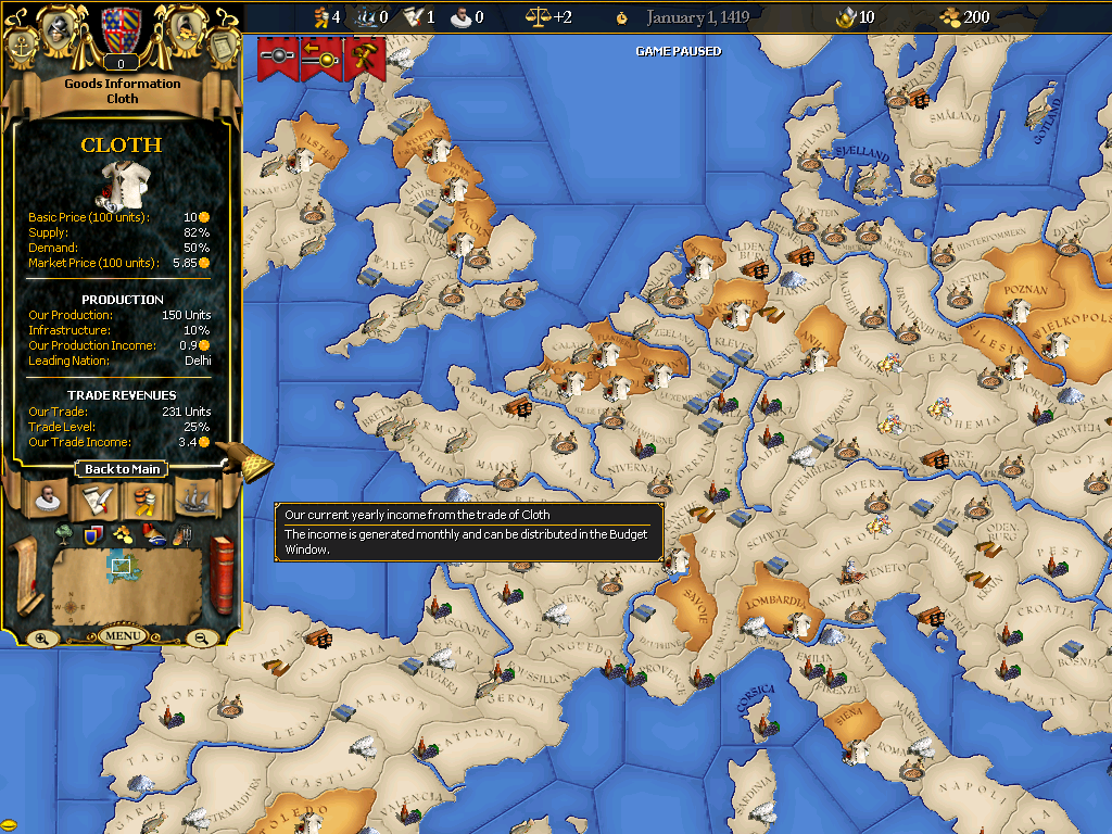 Скриншот из игры For the Glory: A Europa Universalis Game - 66