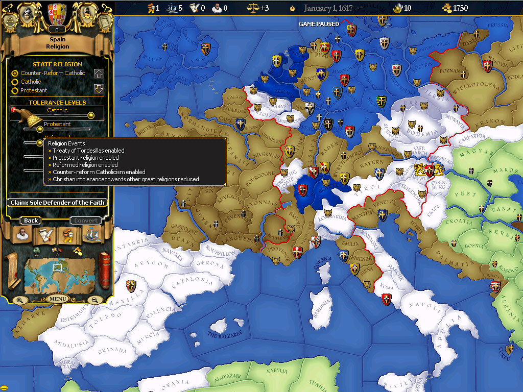 Скриншот из игры For the Glory: A Europa Universalis Game - 82