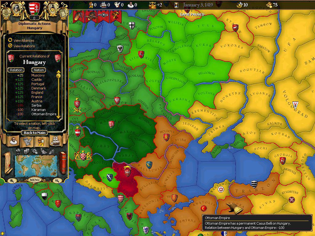 Скриншот из игры For the Glory: A Europa Universalis Game - 41
