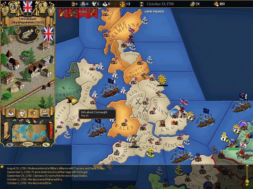 Скриншот из игры For the Glory: A Europa Universalis Game - 37