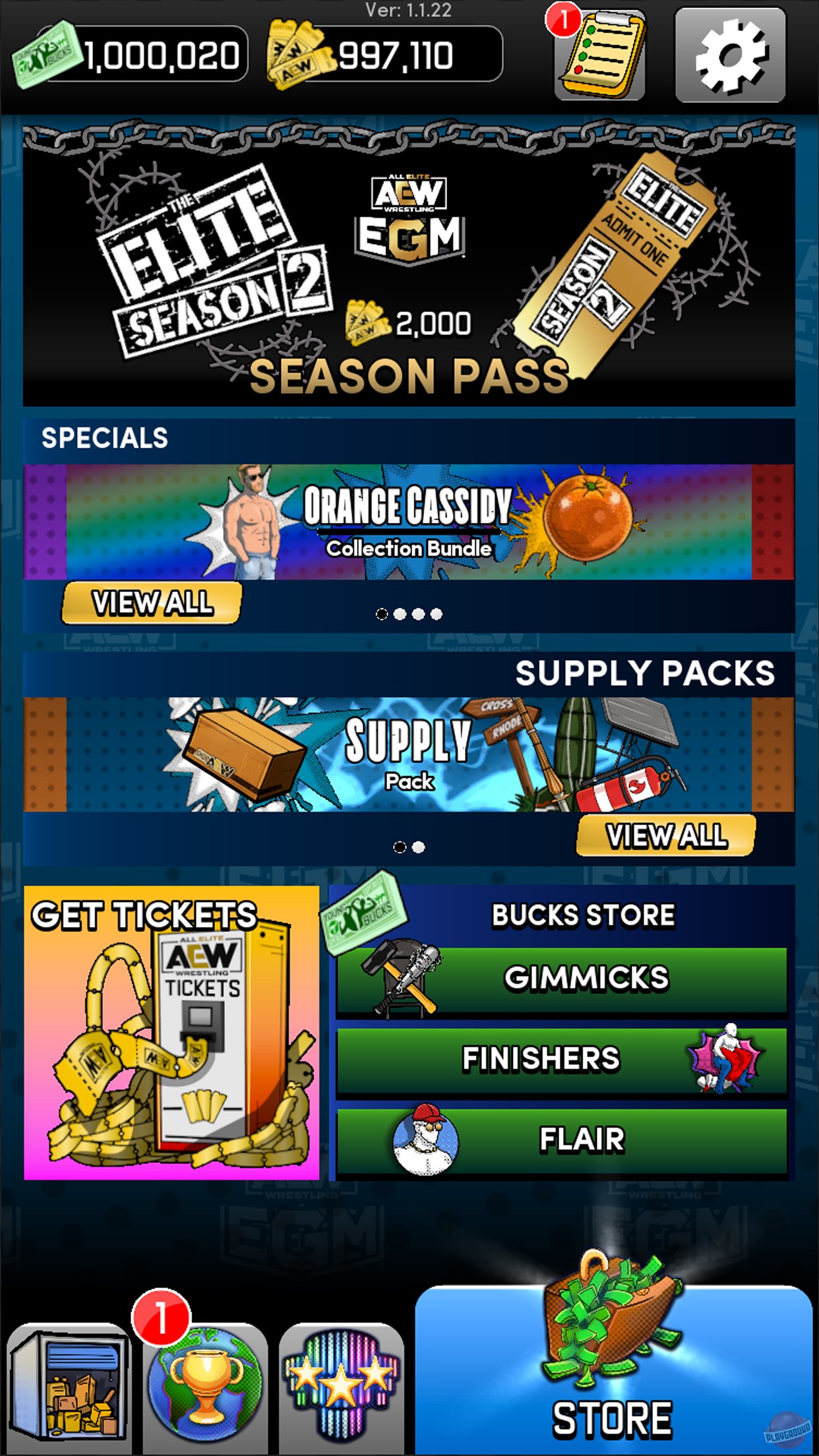 Скриншот из игры AEW Elite GM - 7