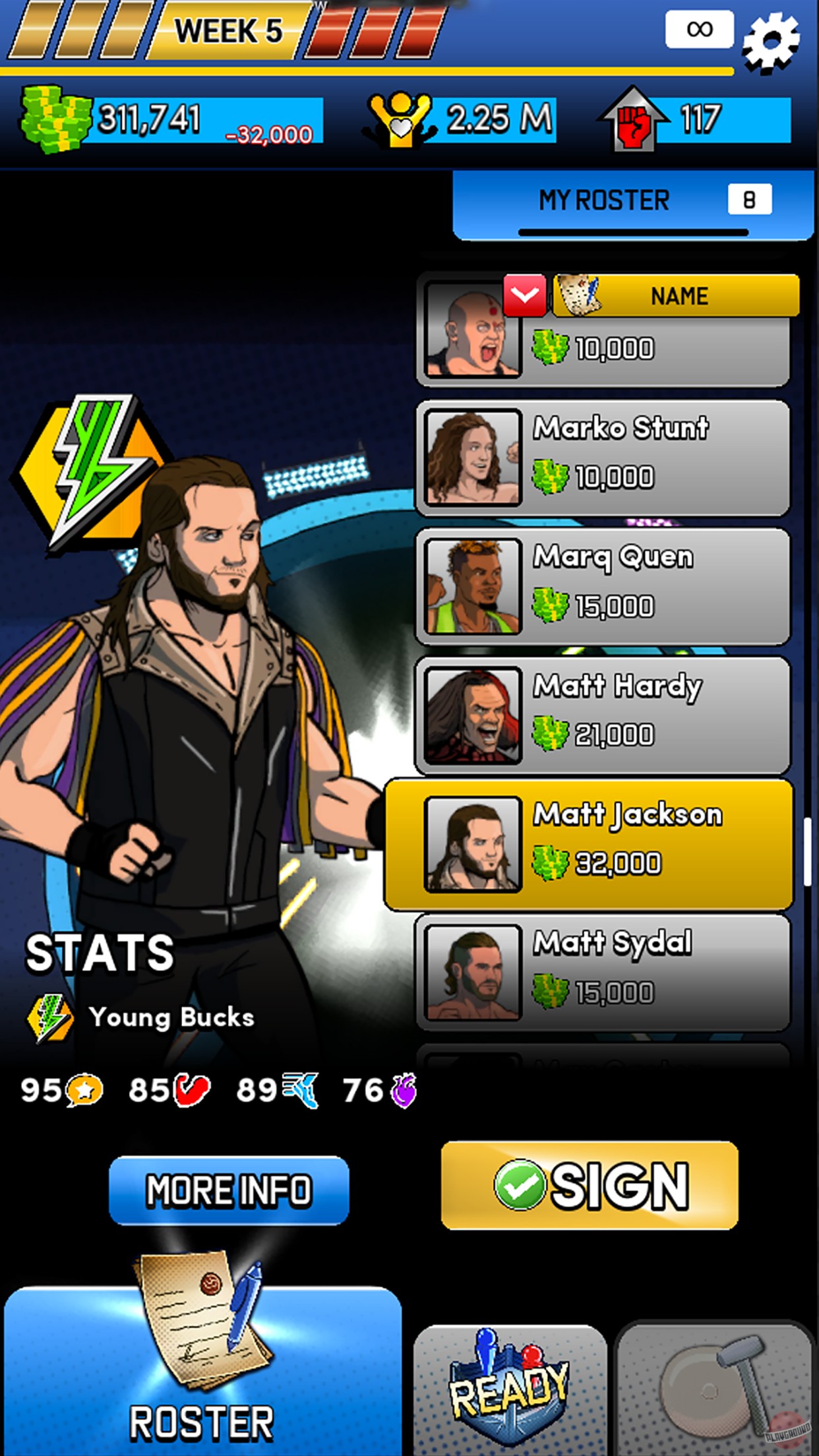 Скриншот из игры AEW Elite GM - 2