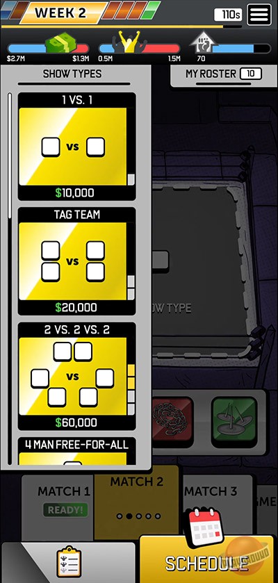 Скриншот из игры AEW Elite GM - 15