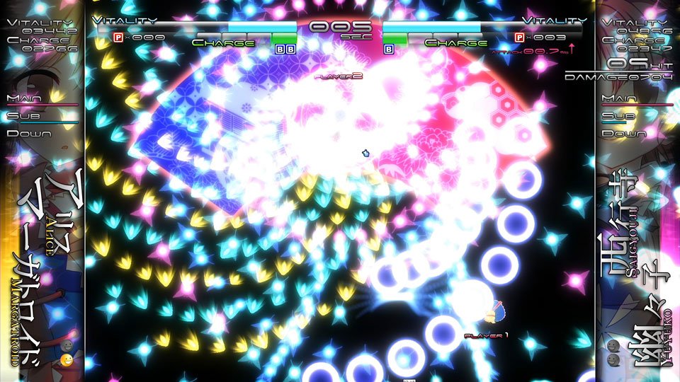 Скриншот из игры Touhou Genso Rondo: Bullet Ballet - 1