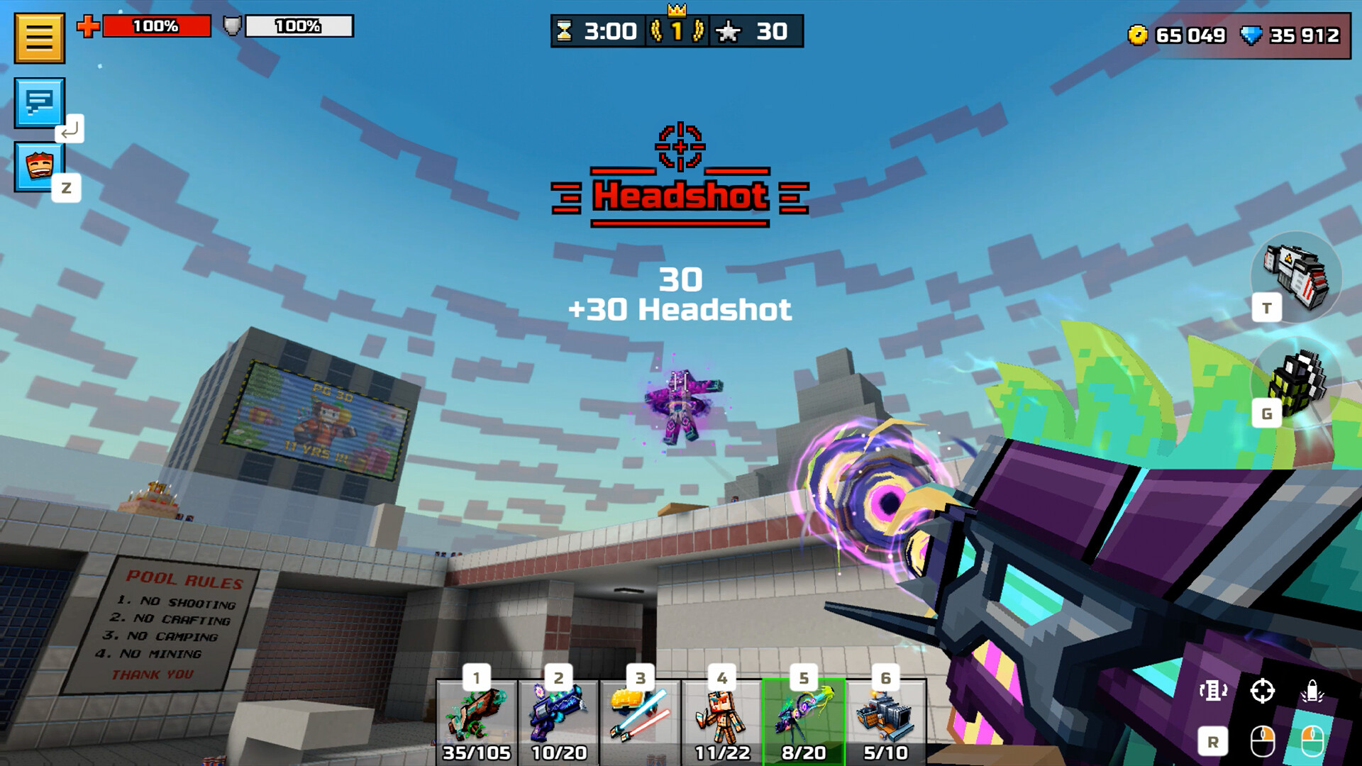 Скриншот из игры Pixel Gun 3D - 9