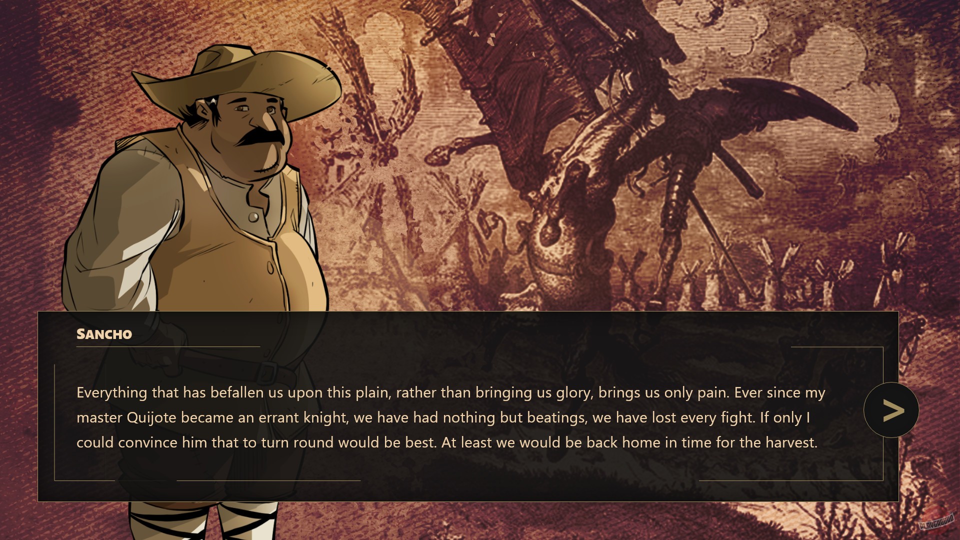 Скриншот из игры QUIJOTE: Quest for Glory - 4