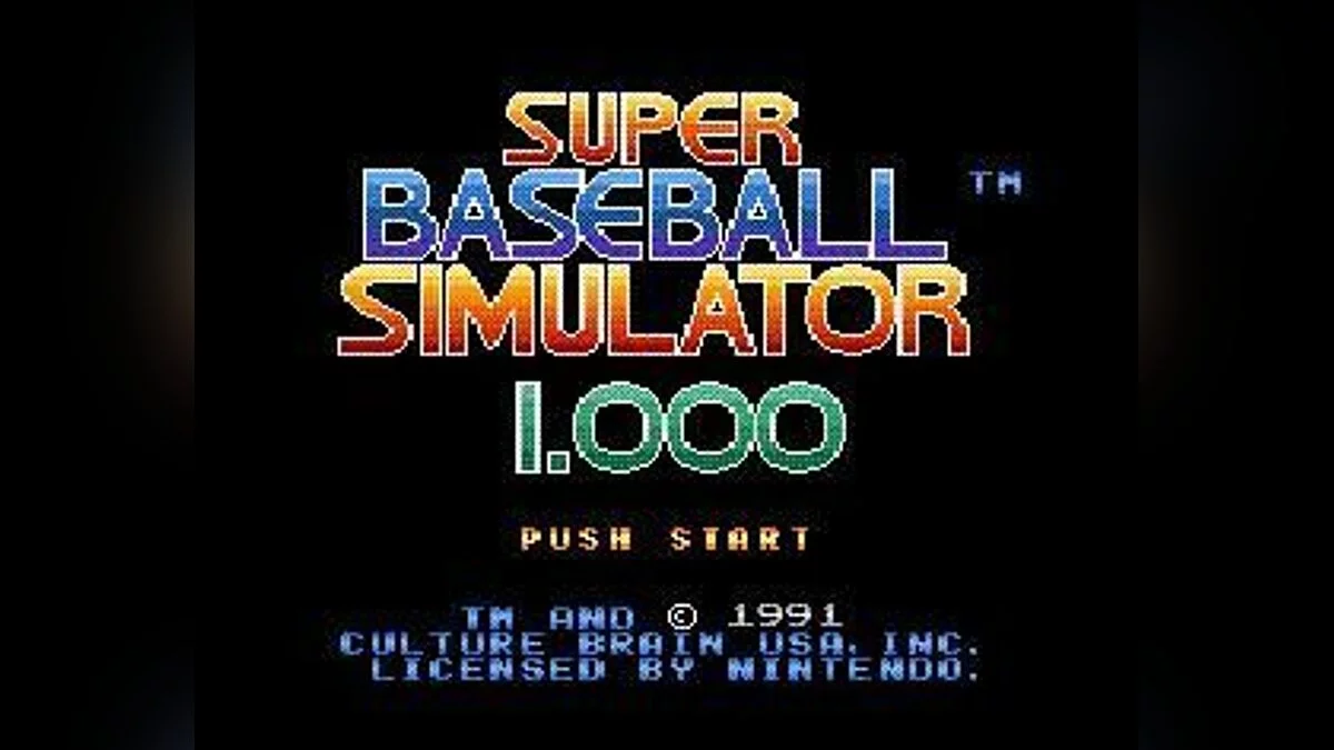 Скриншот из игры Super Baseball Simulator 1.000 - 7