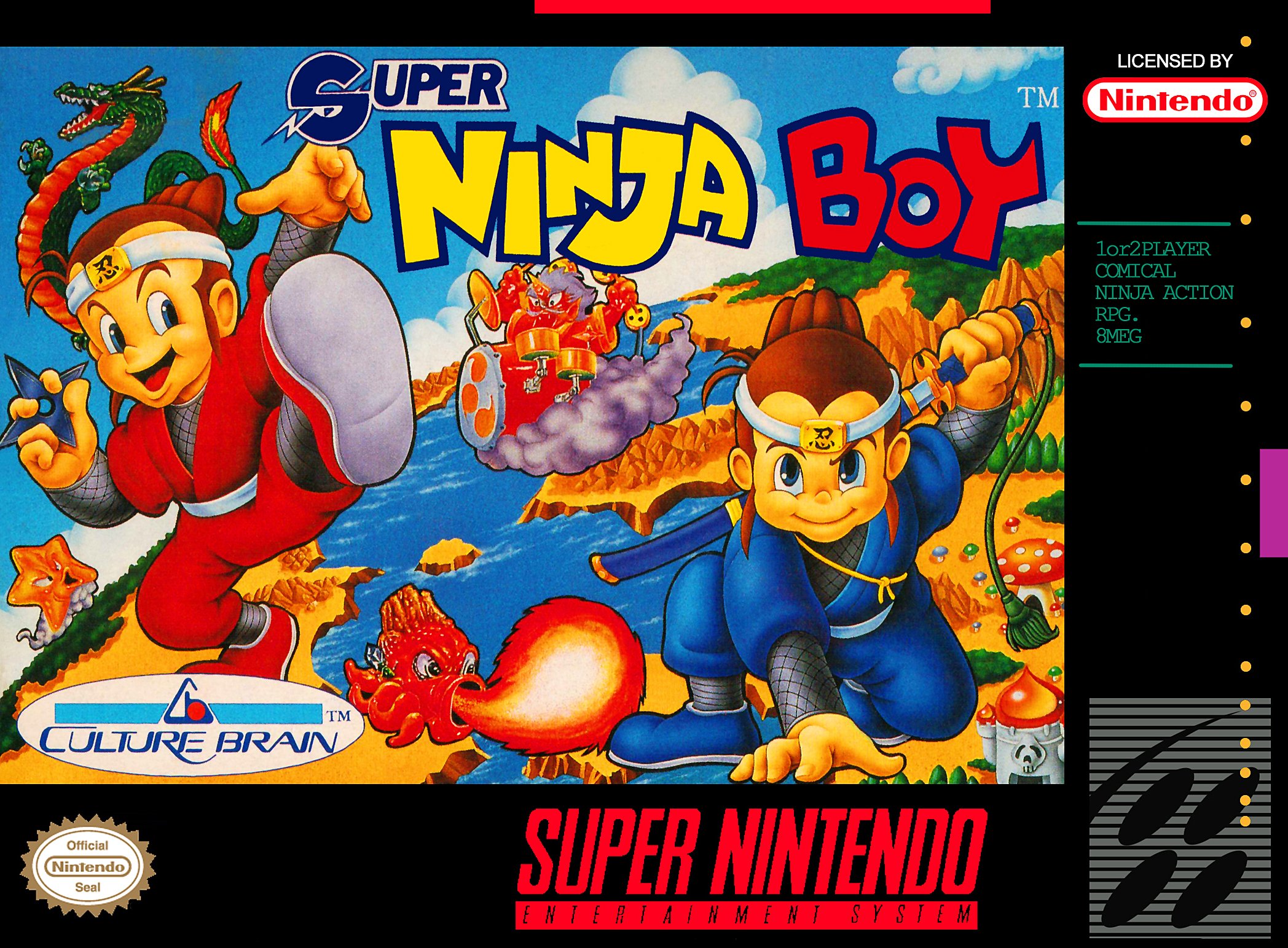 Обложка игры Super Ninja Boy