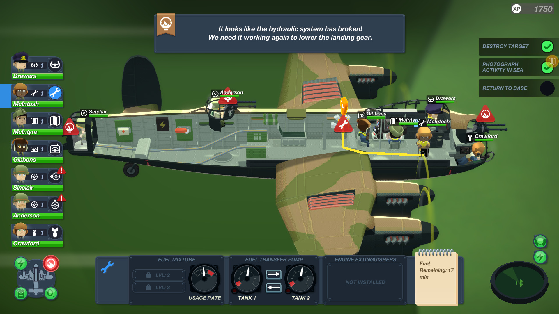 Скриншот из игры Bomber Crew - 9