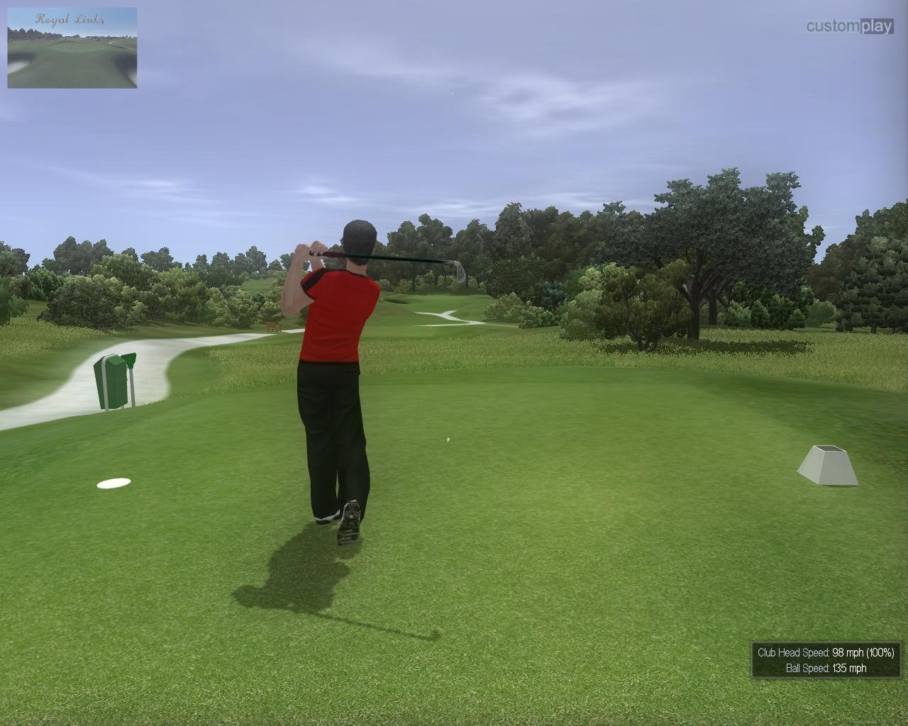 Скриншот из игры Customplay Golf 2010 - 5