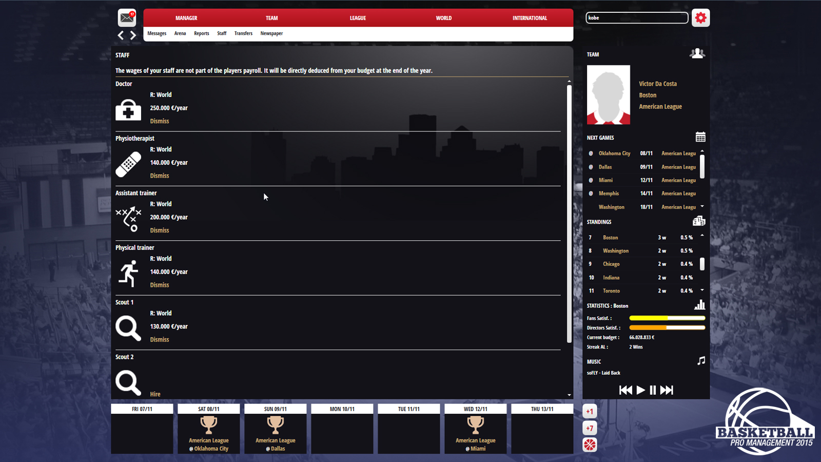 Скриншот из игры Basketball Pro Management 2015 - 14