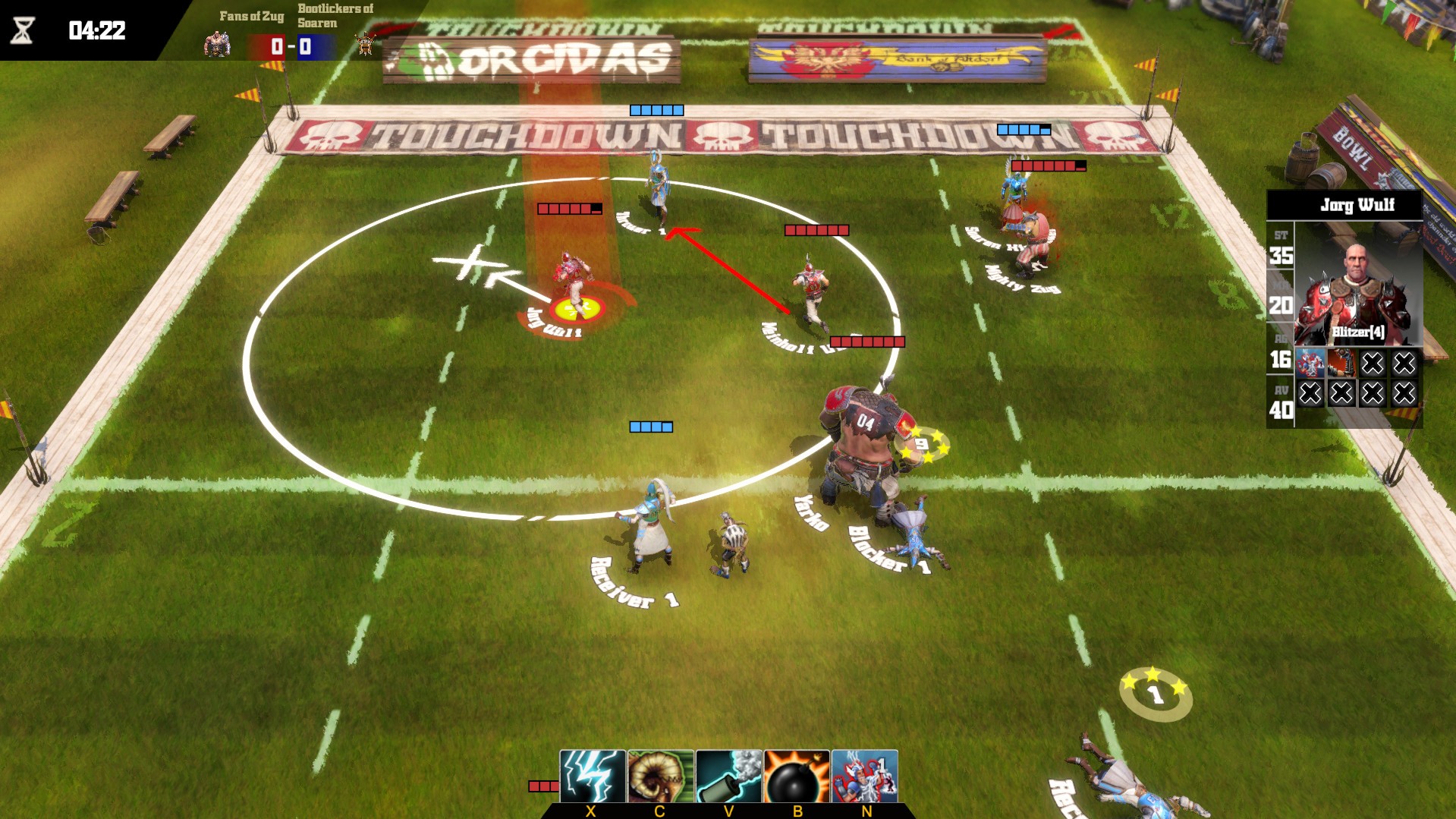 Скриншот из игры Blood Bowl: Death Zone - 39