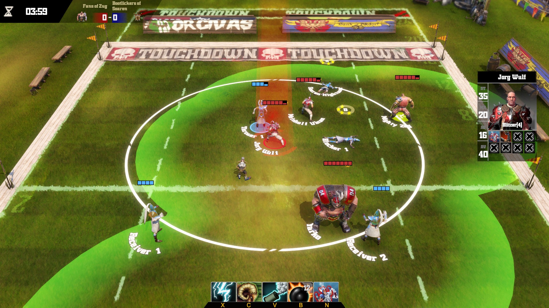 Скриншот из игры Blood Bowl: Death Zone - 4