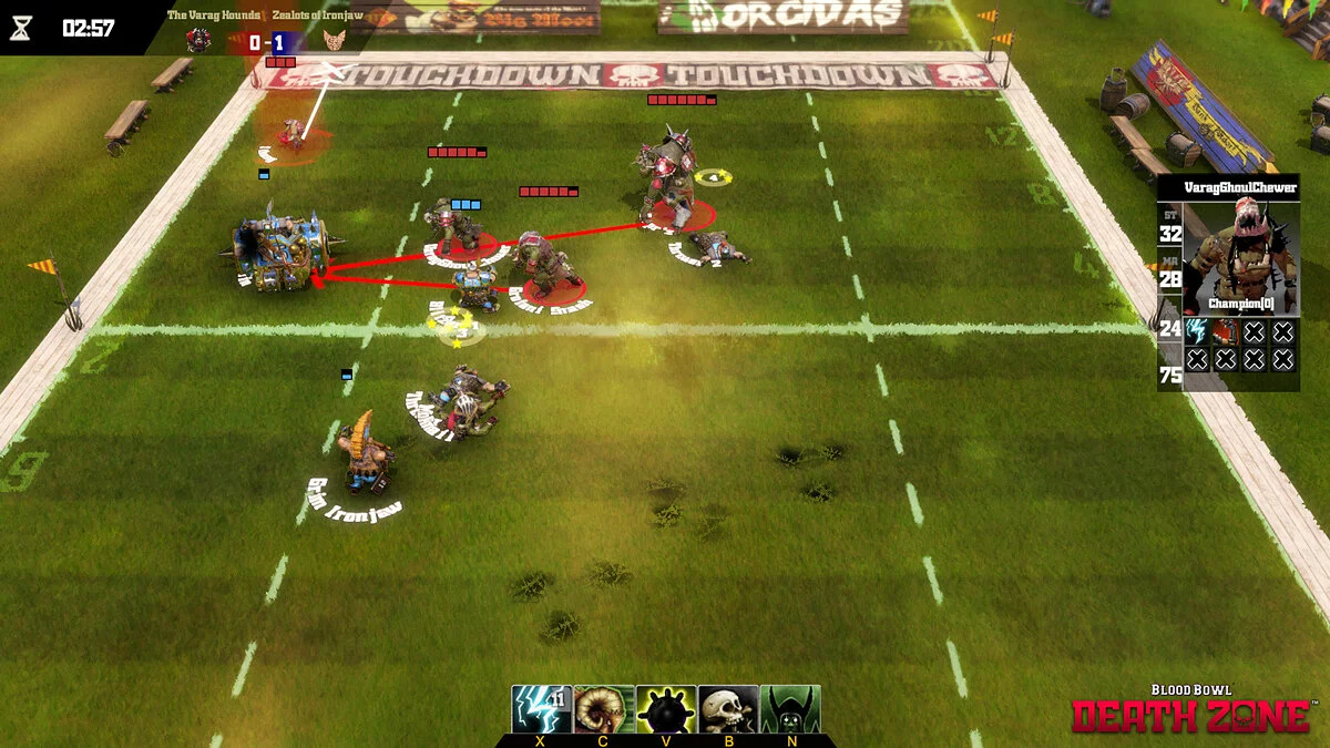 Скриншот из игры Blood Bowl: Death Zone - 3