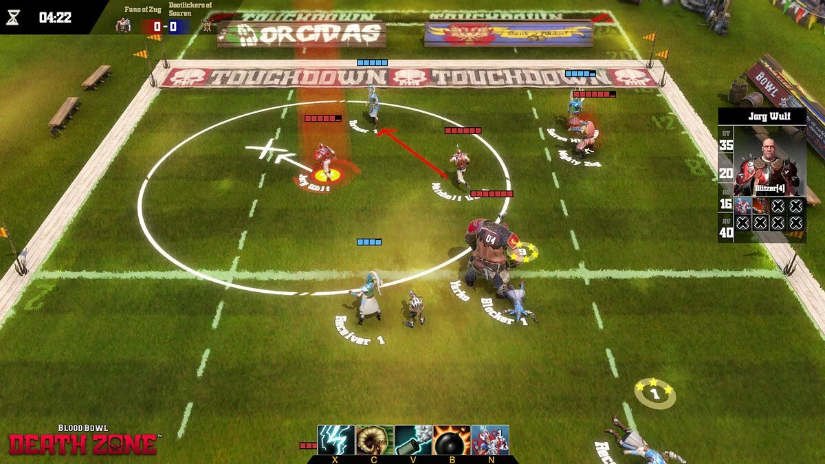 Скриншот из игры Blood Bowl: Death Zone - 6