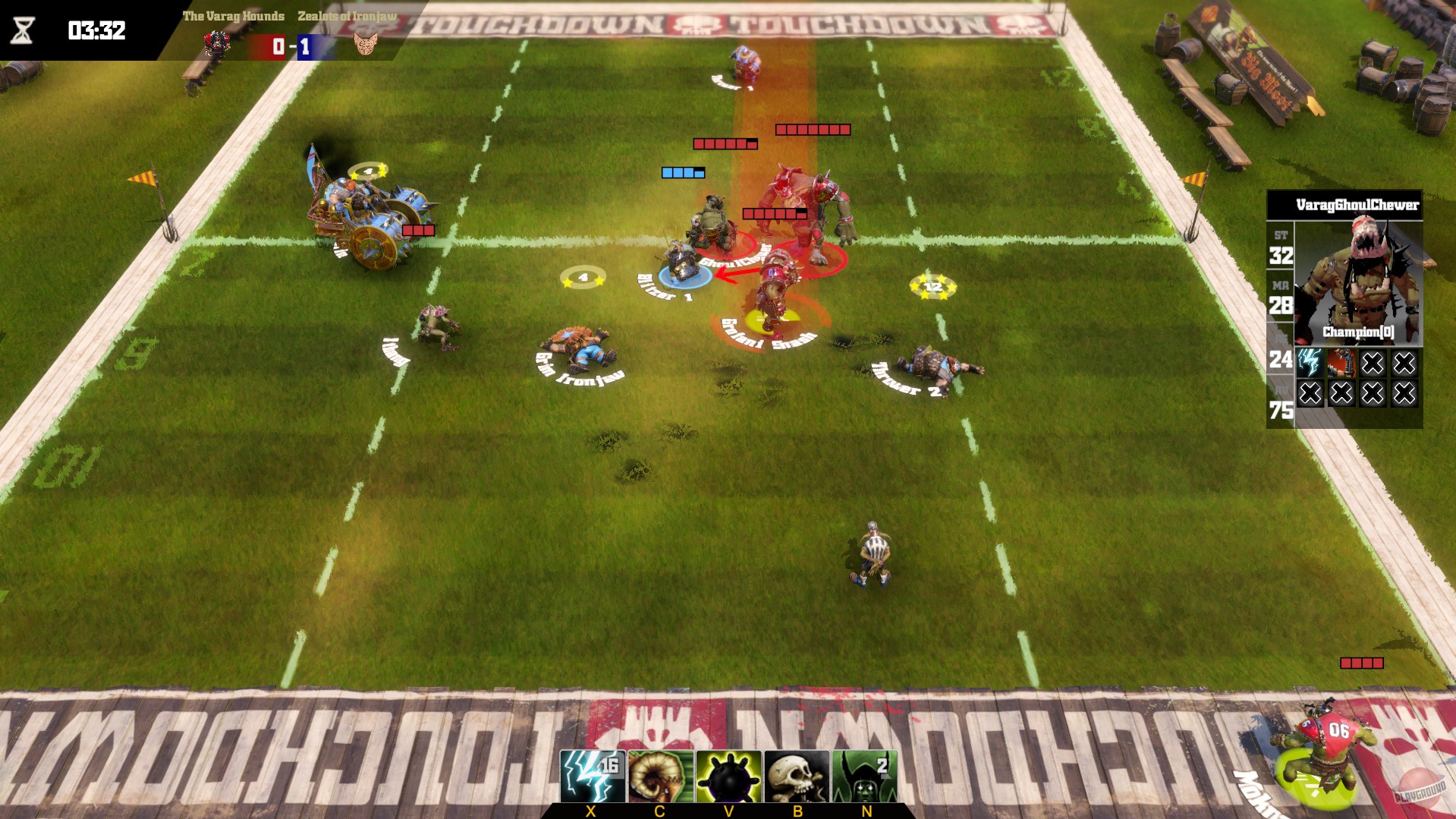 Скриншот из игры Blood Bowl: Death Zone - 5