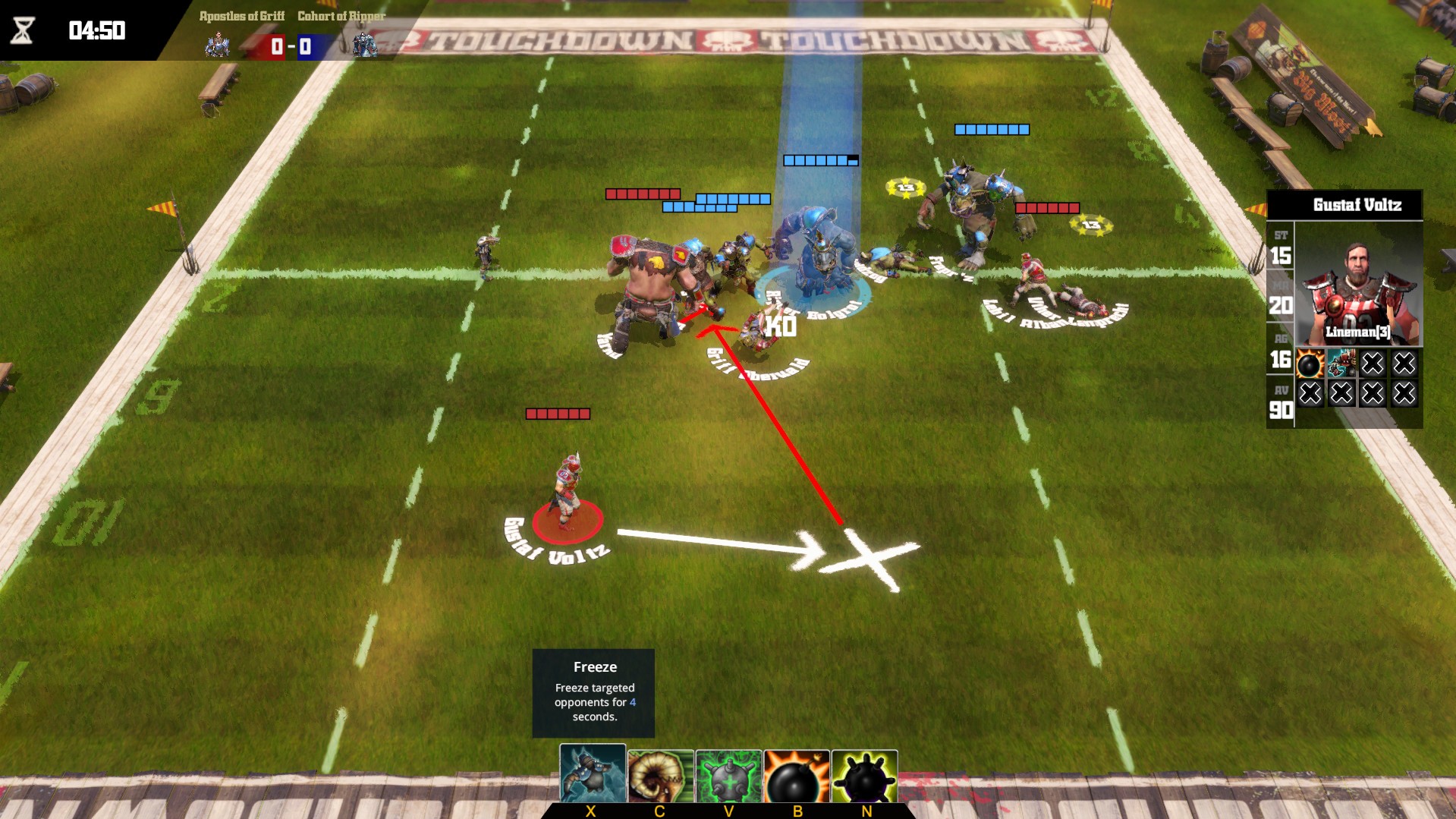 Скриншот из игры Blood Bowl: Death Zone - 7