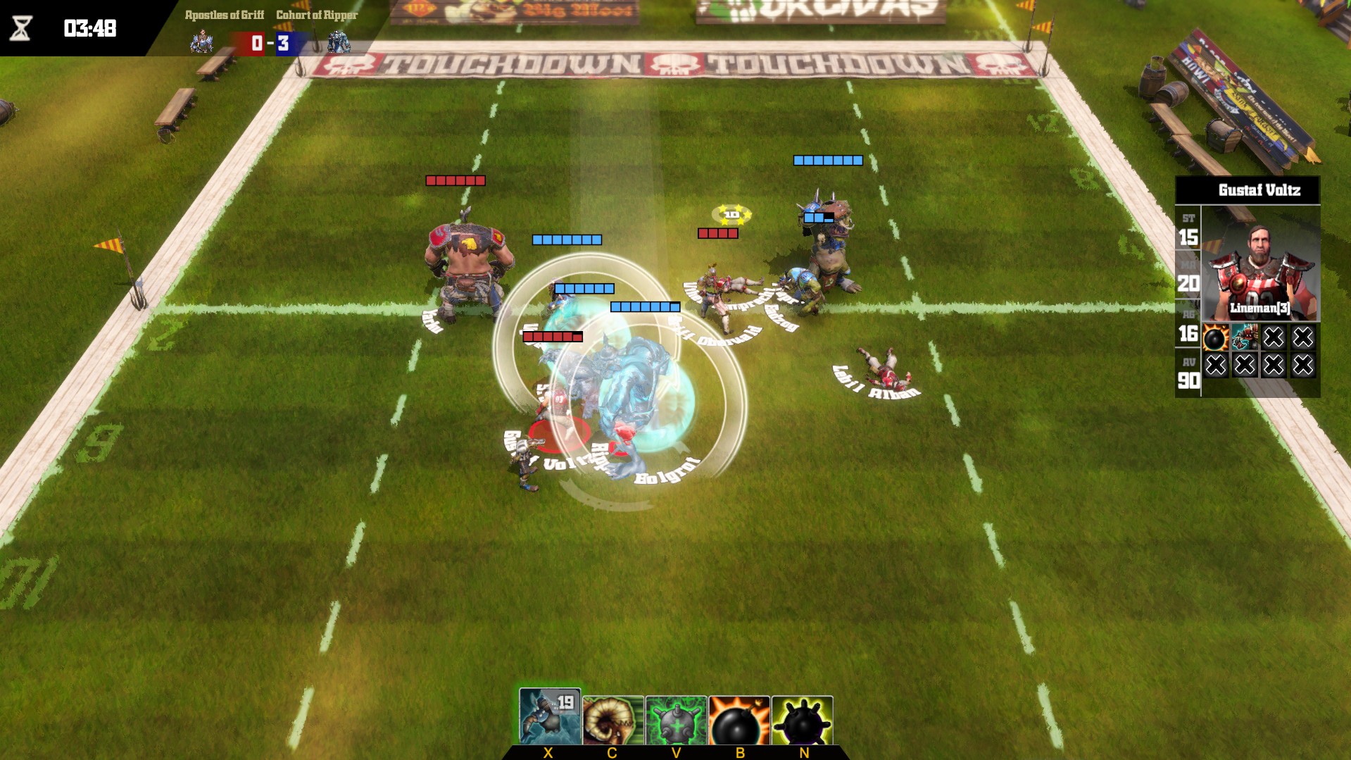 Скриншот из игры Blood Bowl: Death Zone - 42