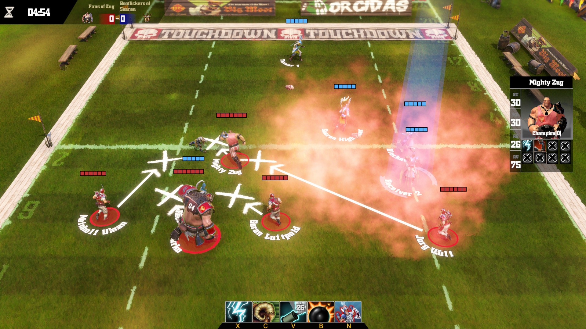 Скриншот из игры Blood Bowl: Death Zone - 2